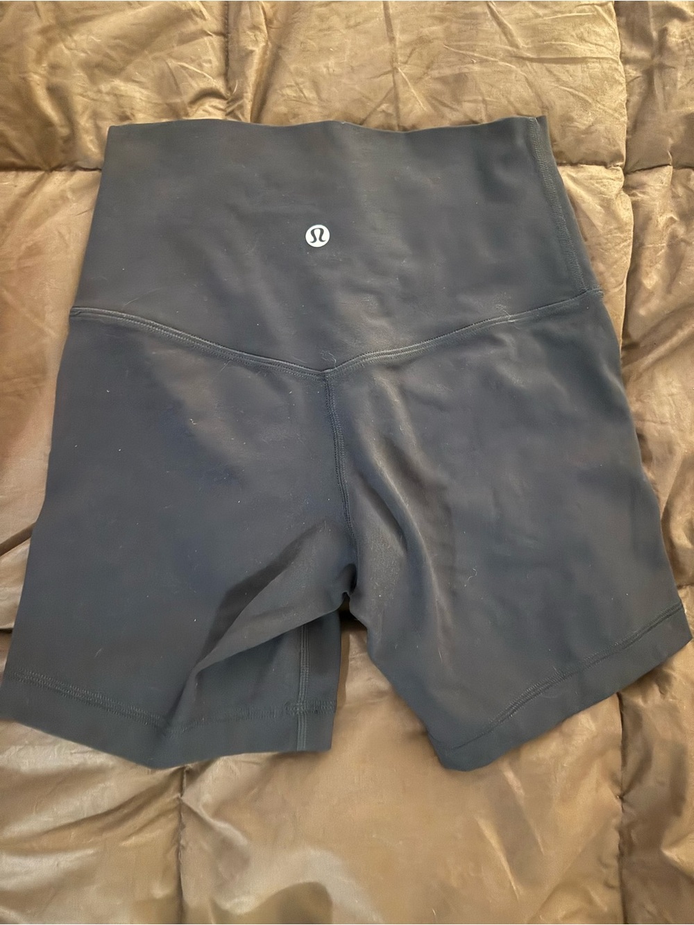lululemon athletica Black High-Waist Bike Shorts